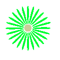 14 или более лепестков зеленого цвета, включая cложноцветные