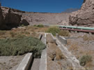 Water theft:Water of the local Indians, water of the plants is being diverted for industrial use in Calama.