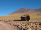 Bus stop?!:...at  4200 m. And not a single person or house in sight.