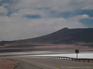 An image of Road near Salar de Aguas Calientes.