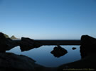 An image of seaside at dawn near Hueicolla.