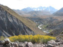 Sentinels of Freedom:  An image of Embalse Yeso valley.