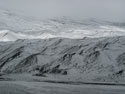 Image of mountain slopes covered with snow at Volcan Llaima.