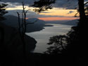 Image of sunset on the Ri�ihue lake.