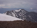Santiago is on the right...:  An image of Punta de Damas, a mountain of 3150 m. 