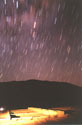 Some History under the Night Sky:  An image of Inca mining (copper) installation under the night sky with stars, near Lautaro, Copiapo, Chile.