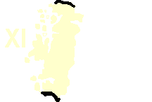 Одинадцатая область:
Широта: 44° - 49°
Основные города: Coihaique.